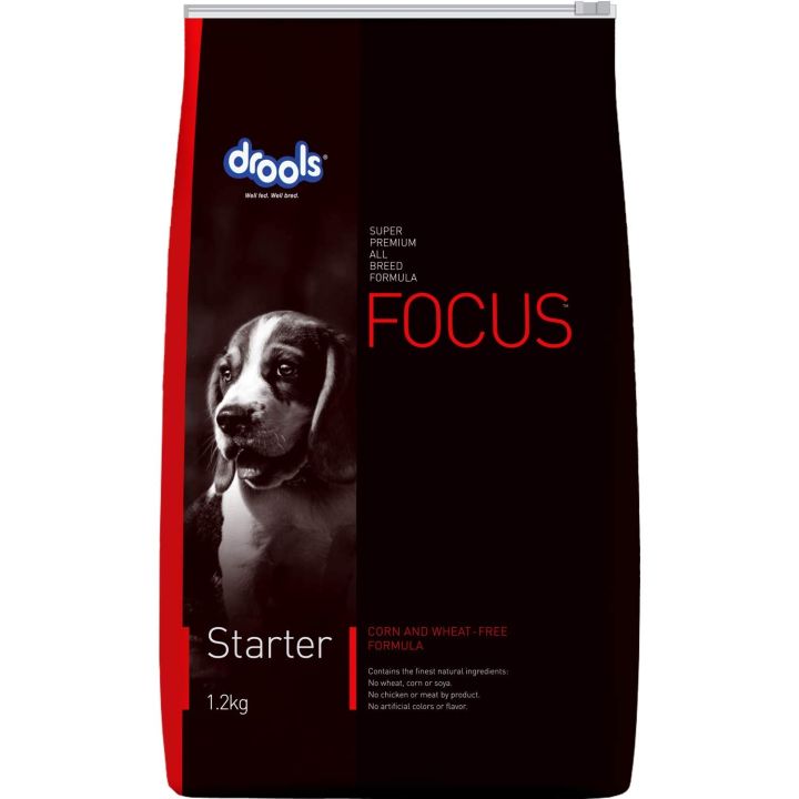 Drools Focus Dog Food starter 12kg 