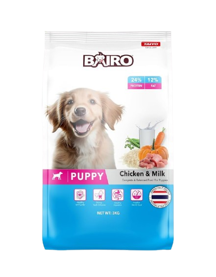 Bairo dog food 3kg puppy