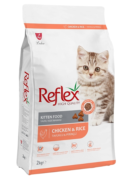 Reflex cat food chicken 2kg kitten