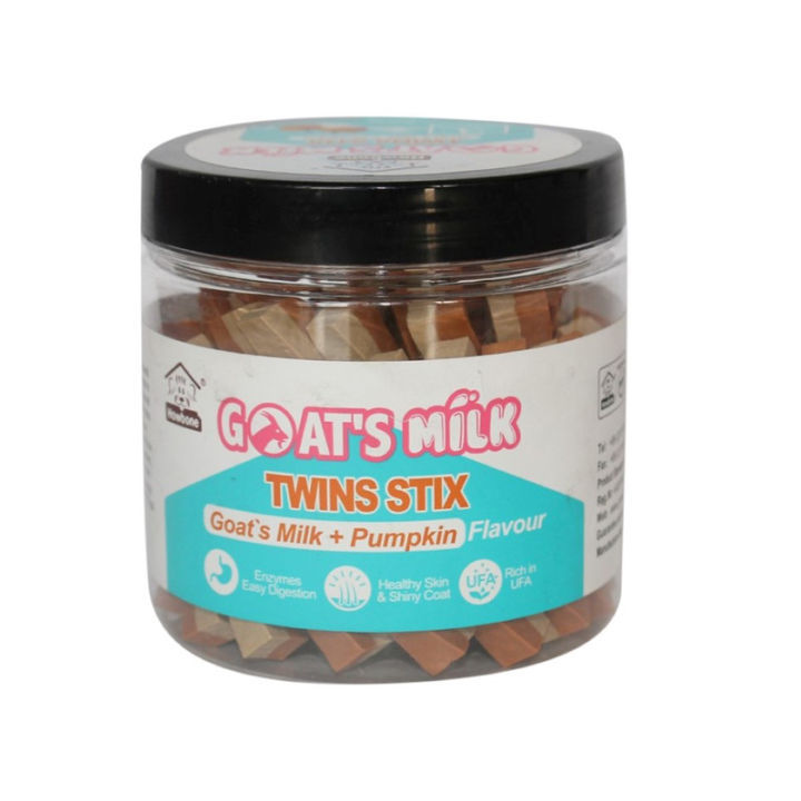 Howbone goat milk dog treat 220gm pumpkin