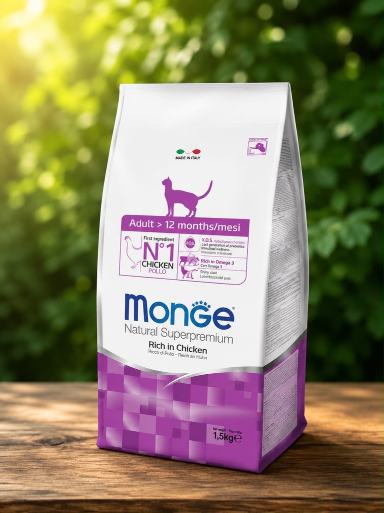 Monge cat adult chicken pollo 1.5 kg 