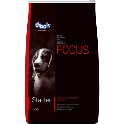 Drools focus Dog food starter 1.2kg