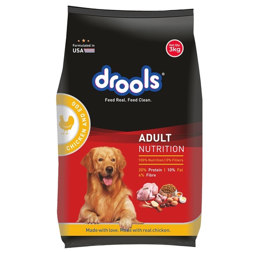 Drools chicken and egg 3kg adult