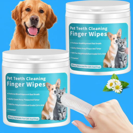 Pet dental finger wipes 50pcs