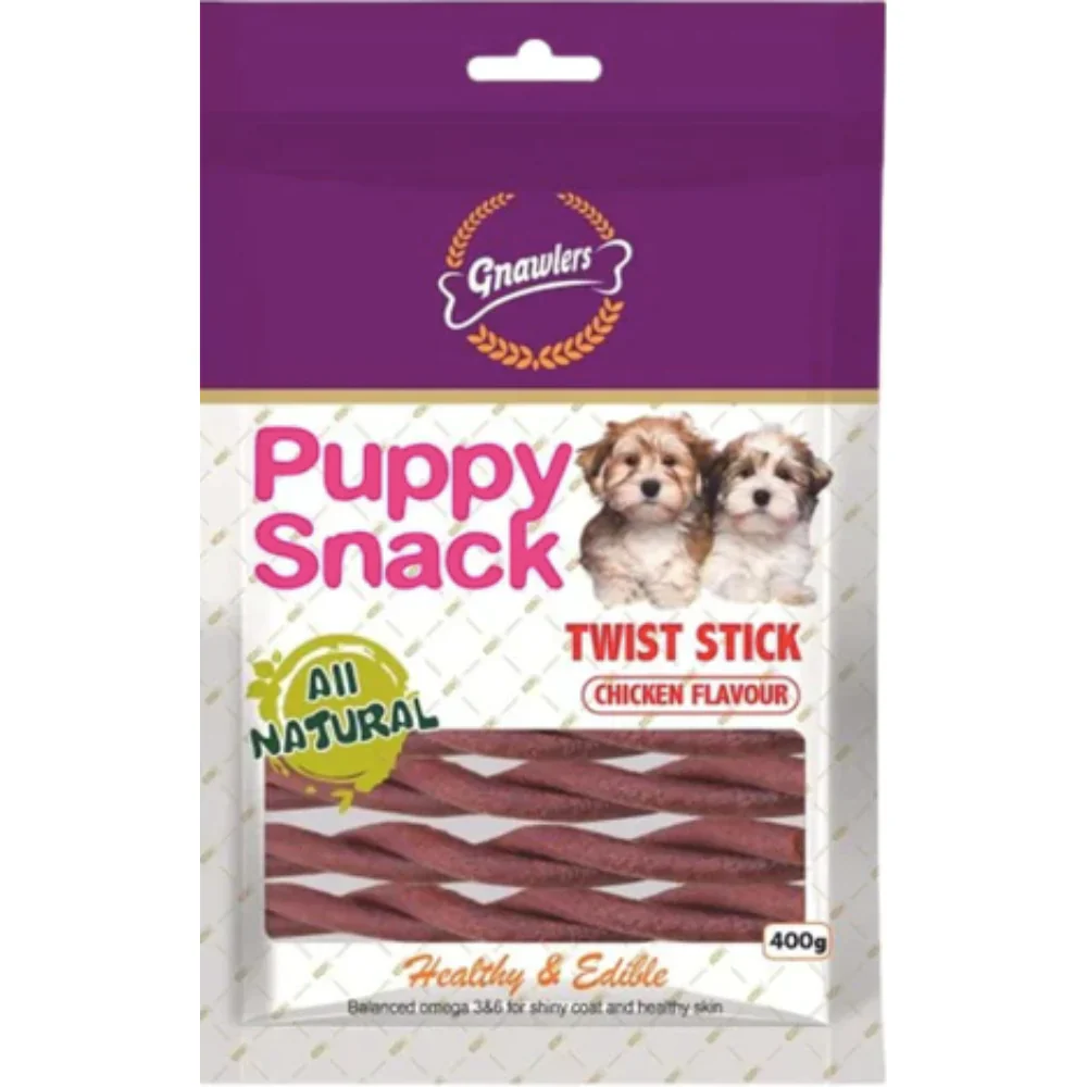 Puppy snacks twist stick 400 gm