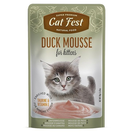 Cat fest duck mousse for kitten 70 gm