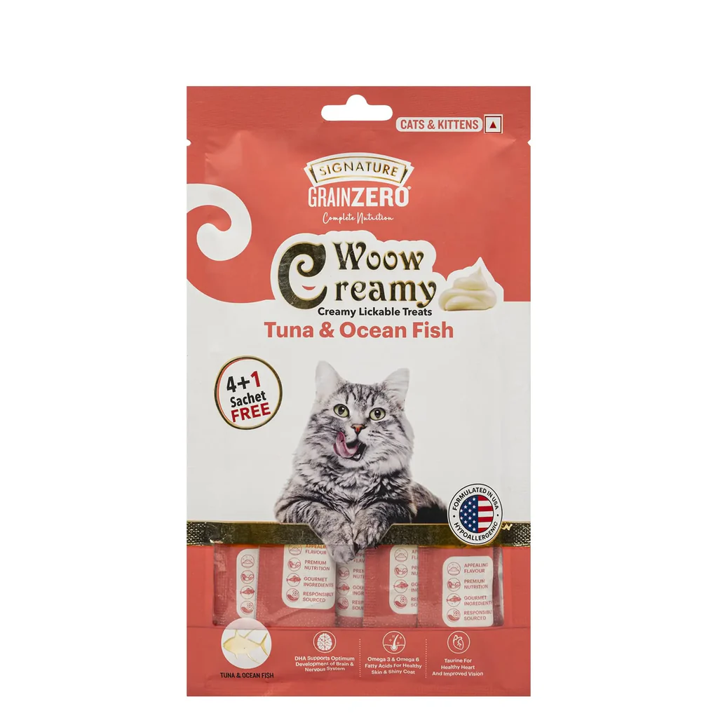 Grainzero Creamy lickable treats Tuna and ocean fish Cat and kittens 75 gm