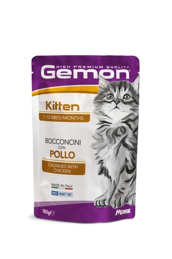 Gemon kitten chunkies with chicken 100 gm